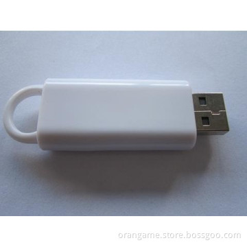 White Plastic USB Flash Disk USB 2.0 1GB-32GB with High Quality and Lowest Price
